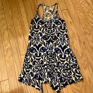 Lilly Pulitzer Hampton Tank Dress
Navy Blue White Flamingo Sleeveless
Racerback